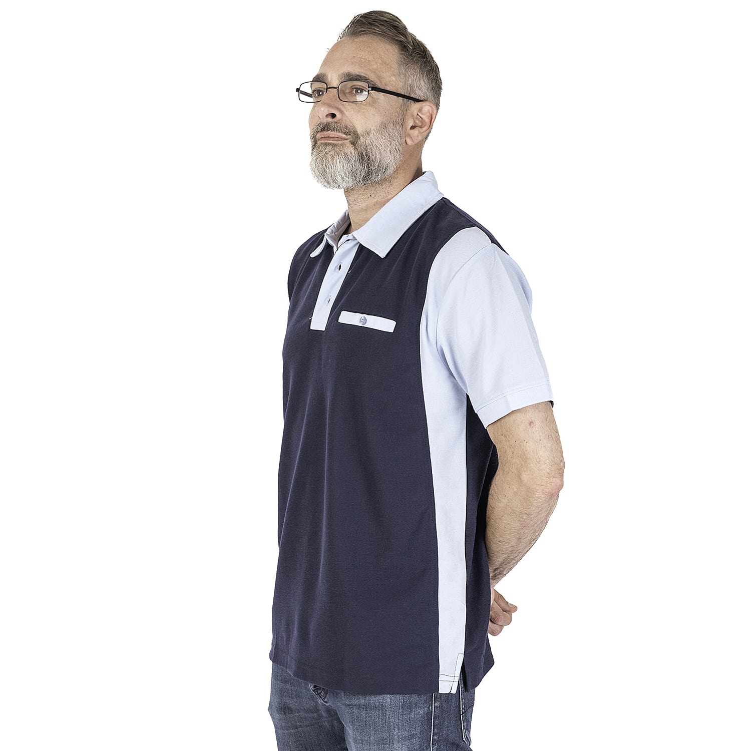 JJ Willis Forman Polo Shirt (Size L) - Blue - Navy