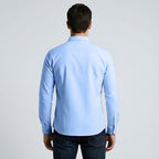 JJ Willis Mens Long Sleeve Shirt (To Fit 44 - 46) - Blue