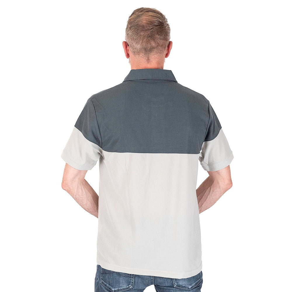 JJ Willis Ramsay Polo Shirt (Size L) - Slate - Grey