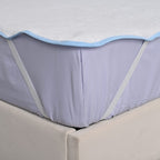 Luxury Cooling Jaquard Waterproof Mattress Protector - With Anchor Band Fit (Machine Washable) - Size Double