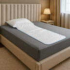 Jacquard Waterproof Cooling Pad  (Size 187x68x44.5 cm) - White