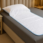Jacquard Waterproof Cooling Pad  (Size 187x68x44.5 cm) - White