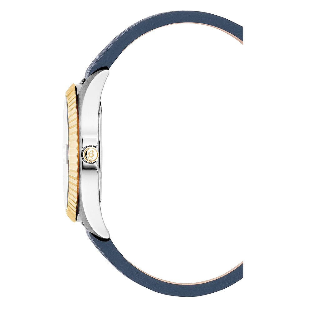 Jacques Du Manoir  Classics 5ATM Swiss Made Stainless Steel Watch with Genuine Leather Strap