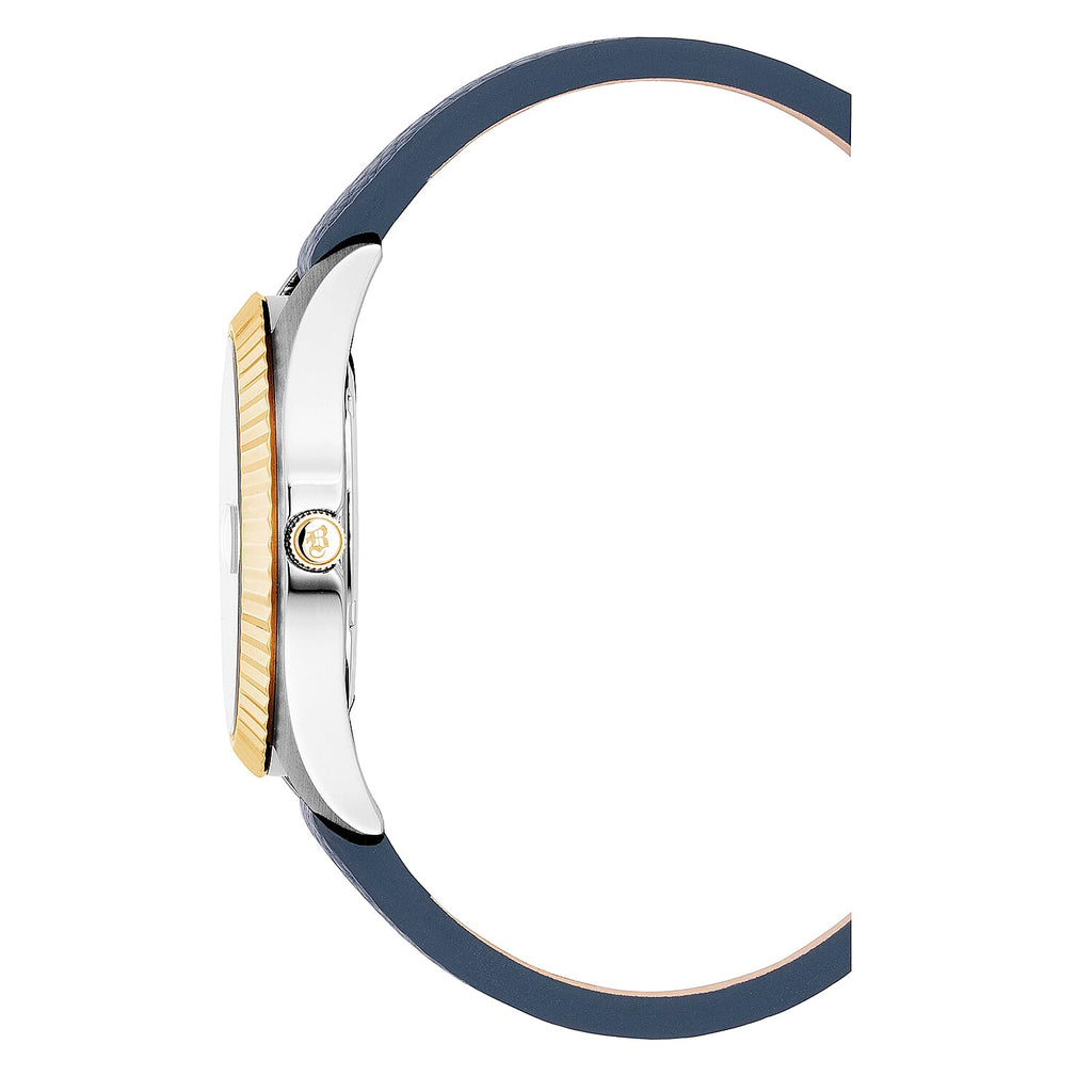 Jacques Du Manoir  Classics 5ATM Swiss Made Stainless Steel Watch with Genuine Leather Strap