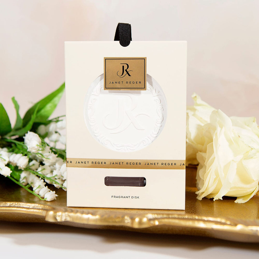 Laurelle Janet Reger Hanging Fragrance Disc - White