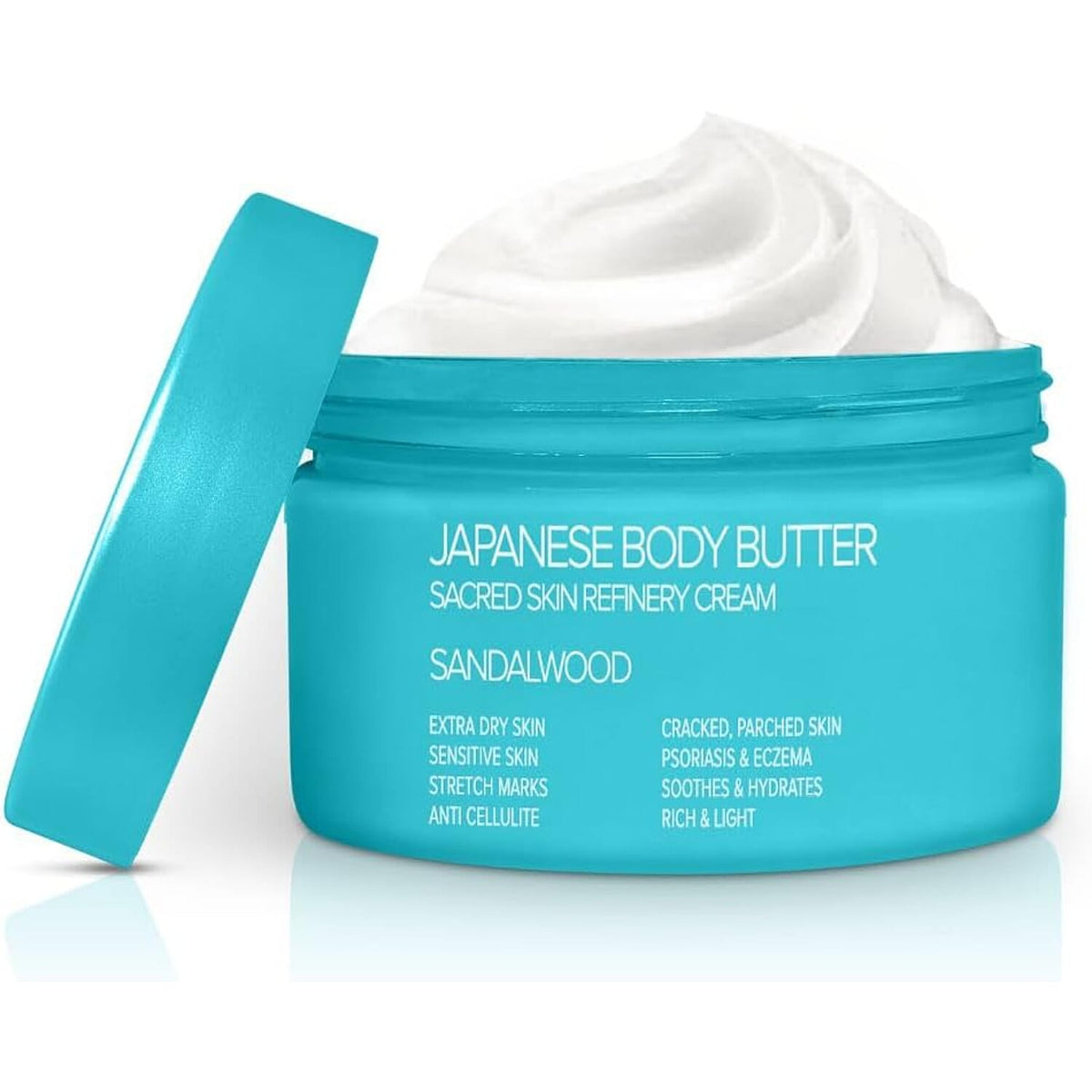 Japanese Body Butter - Intensified Hdyraton for Dry - Cracked Skin - Sandalwood