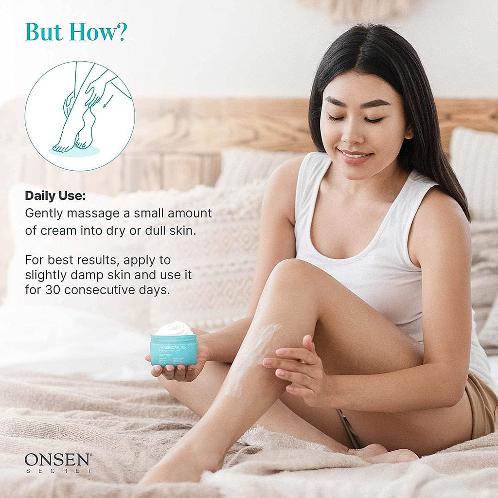 "Japanese Body Butter - Intensified Hdyraton for dry & cracked skin - Sandalwood"
