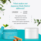 "Japanese Body Butter - Intensified Hdyraton for dry & cracked skin - Sandalwood"