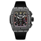Japanese Mens Watch in Stainless Steel - Black