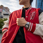 Japanese Mens Watch in Stainless Steel - Silver
