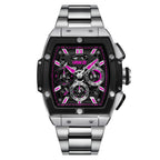 Japanese Mens Watch in Stainless Steel - Silver