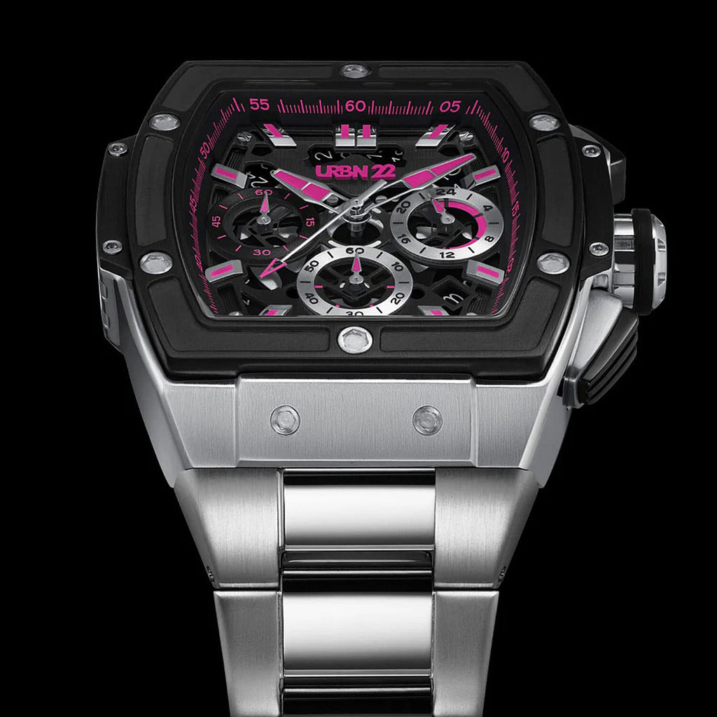Japanese Mens Watch in Stainless Steel - Silver