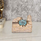 Jardin de Bali Gamal Wood and Glass Tealight Holder