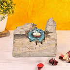 Jardin de Bali Gamal Wood and Glass Tealight Holder