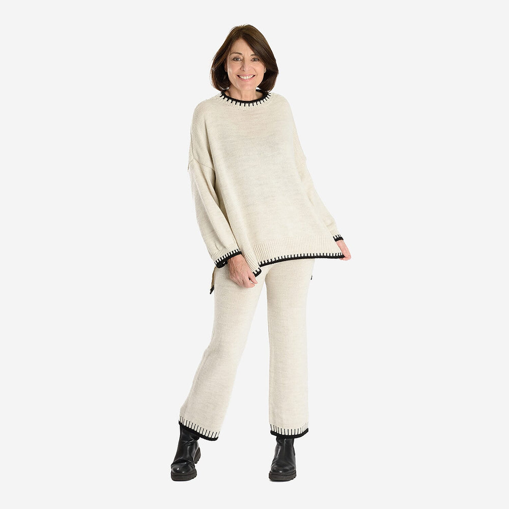 New Collection Loungewear Trouser (One Size, 8-18) - Beige