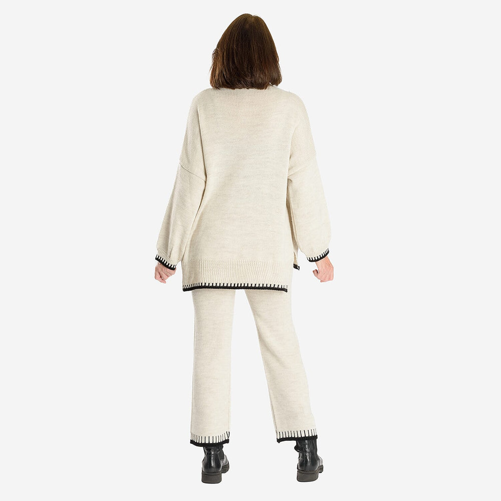 New Collection Loungewear Trouser (One Size, 8-18) - Beige