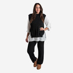 Women’s Knitted Wide-Leg Trousers with Soft Relaxed Fit for Everyday Comfort