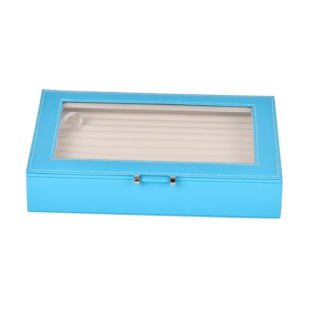 Jewellery Box (Size 26x17x5 ) - Turquoise Blue