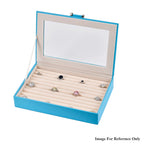 Jewellery Box (Size 26x17x5 ) - Turquoise Blue