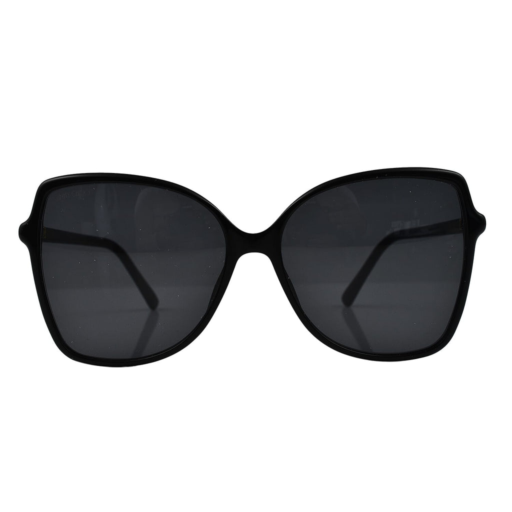 Limited Quantity Closeout Deal - Jimmy Choo Designer Sunglasses - Black and Gold