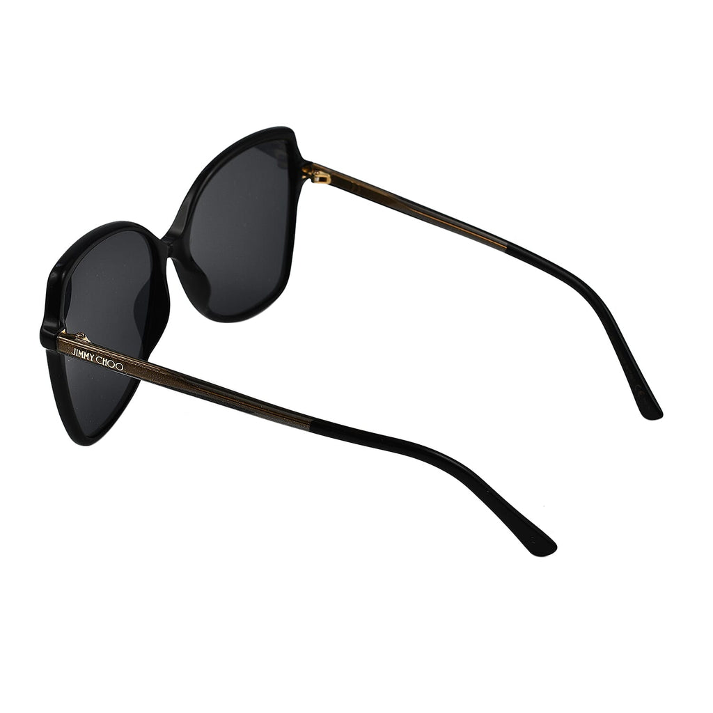 Limited Quantity Closeout Deal - Jimmy Choo Designer Sunglasses - Black and Gold