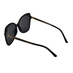 Limited Quantity Closeout Deal - Jimmy Choo Designer Sunglasses - Black and Gold