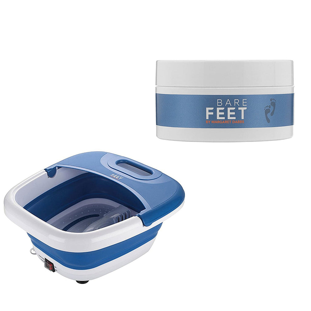 Bare Feet Foldable Foot Spa & Cracked Heel Balm