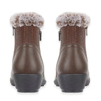 Jo - Joe Basil Ankle Boots With Side Zip Closure (Size 6) - Brown