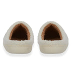 Jo - Joe Design Christmas Gingerbread Man Fluffy Mule (Size 5) - Cream