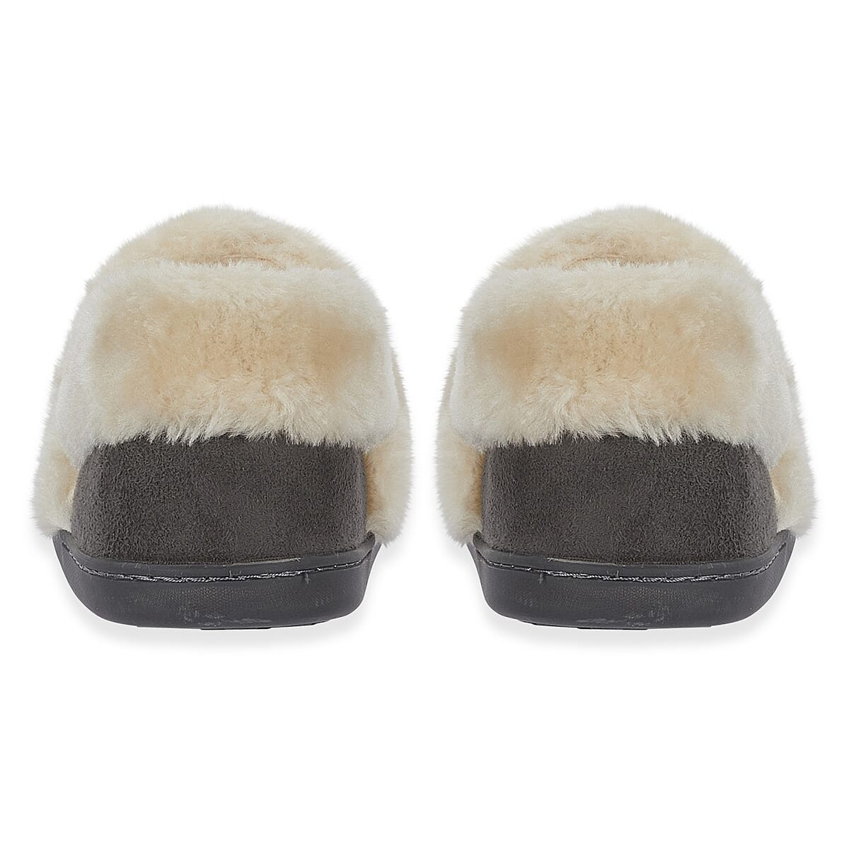 Jo - Joe Edale Faux Suede Slip-On With Sherpa Fur Lining (Size 8) - Grey