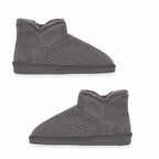 Jo & Joe Ladies Fur Lined Shoes (Size 4) - Charcoal