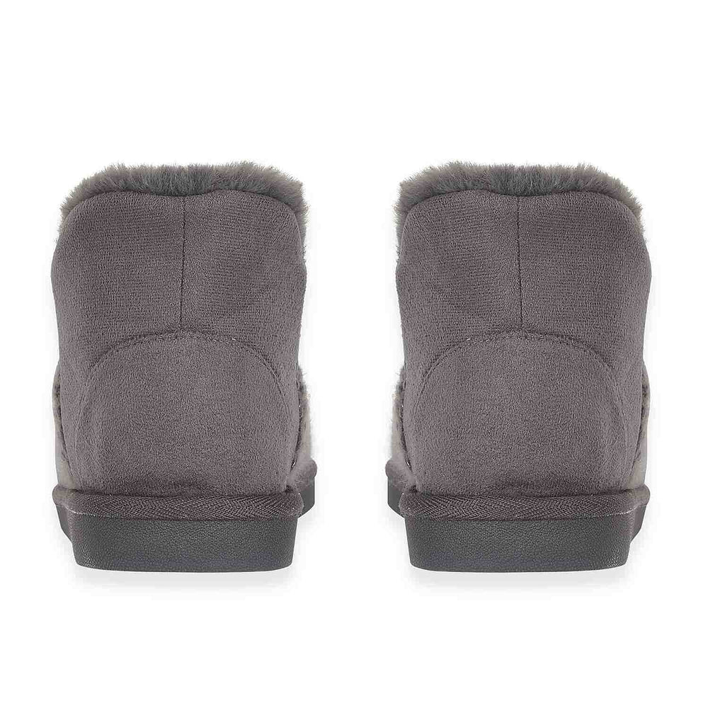 Jo & Joe Ladies Fur Lined Shoes (Size 4) - Charcoal