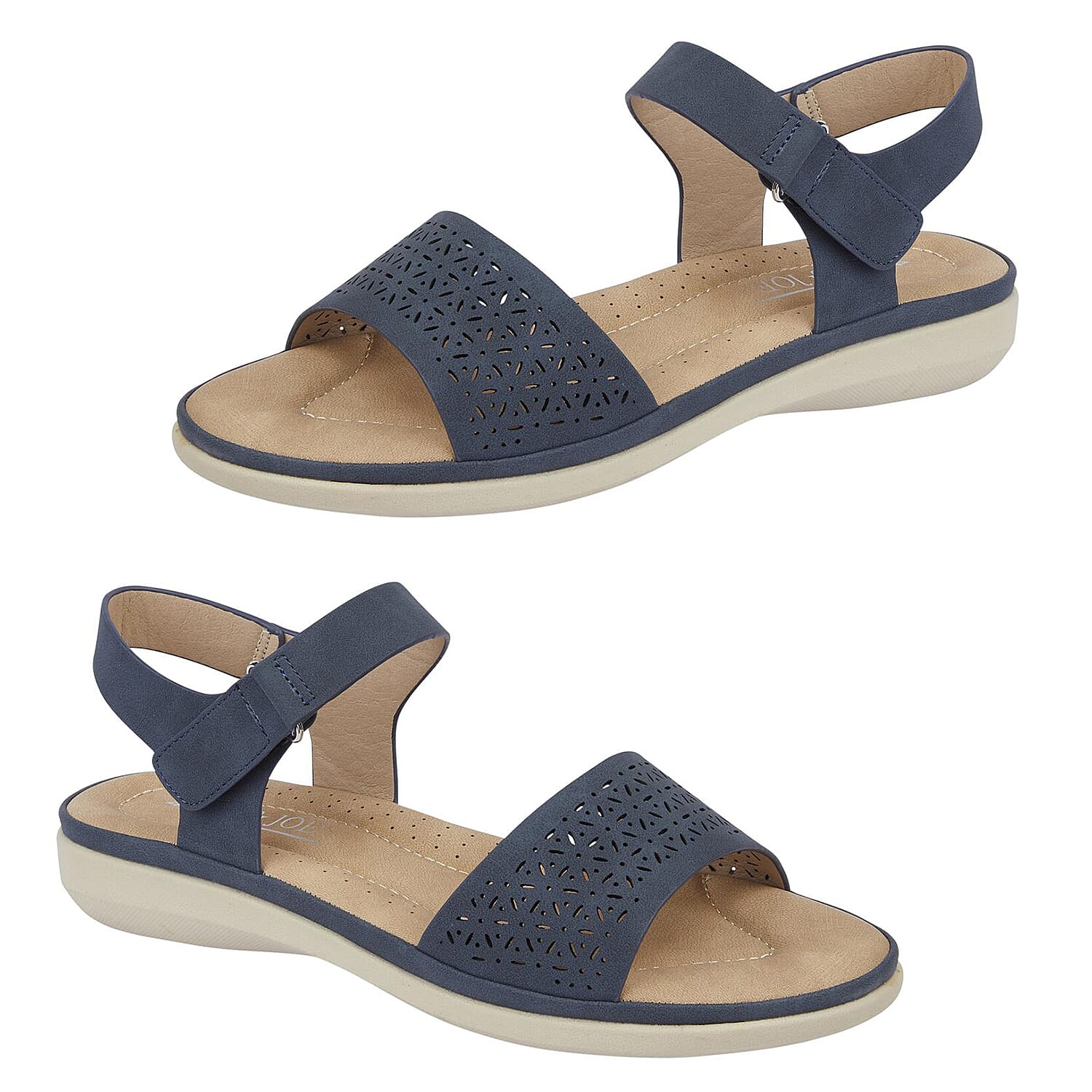 Jo & Joe Ladies Sandal (Size 4) - Navy