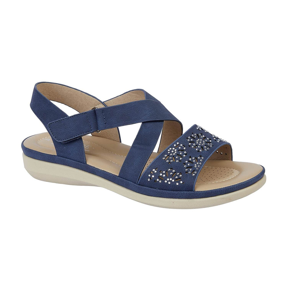 Jo & Joe Ladies Sandal (Size 4) - Navy