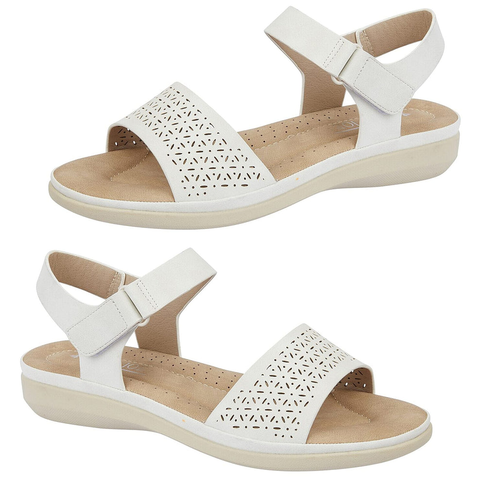 Jo & Joe Ladies Sandal (Size 4) - White