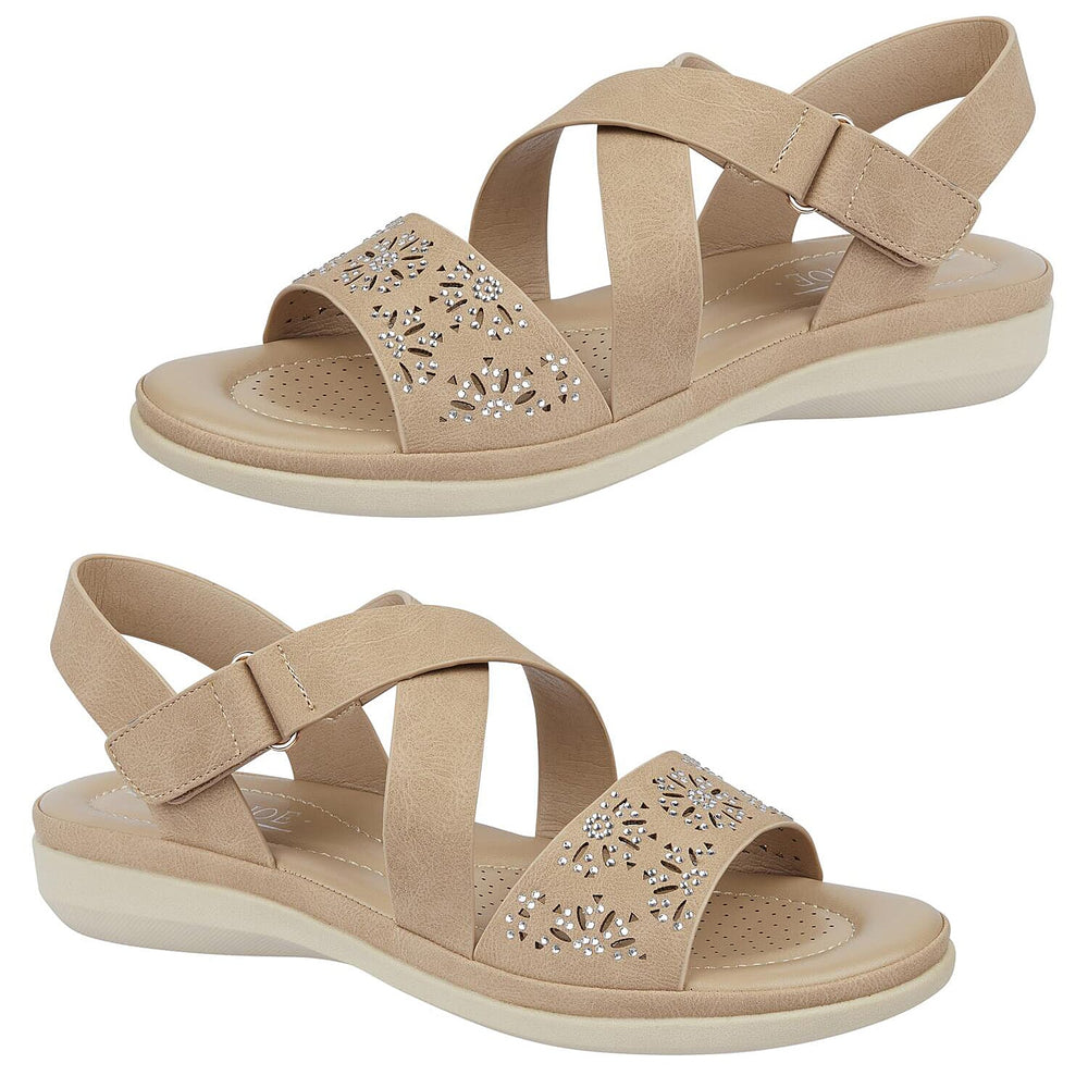 Jo & Joe Ladies Sandal (Size 5) - Beige