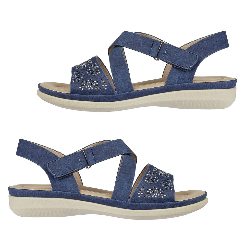 Jo & Joe Ladies Sandal (Size 6) - Navy