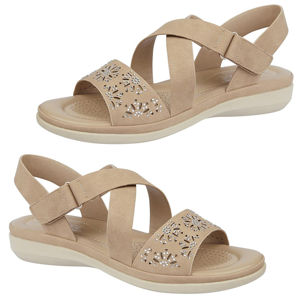 Jo & Joe Ladies Sandal (Size 8) - Beige