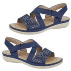 Jo & Joe Ladies Sandal (Size 8) - Navy