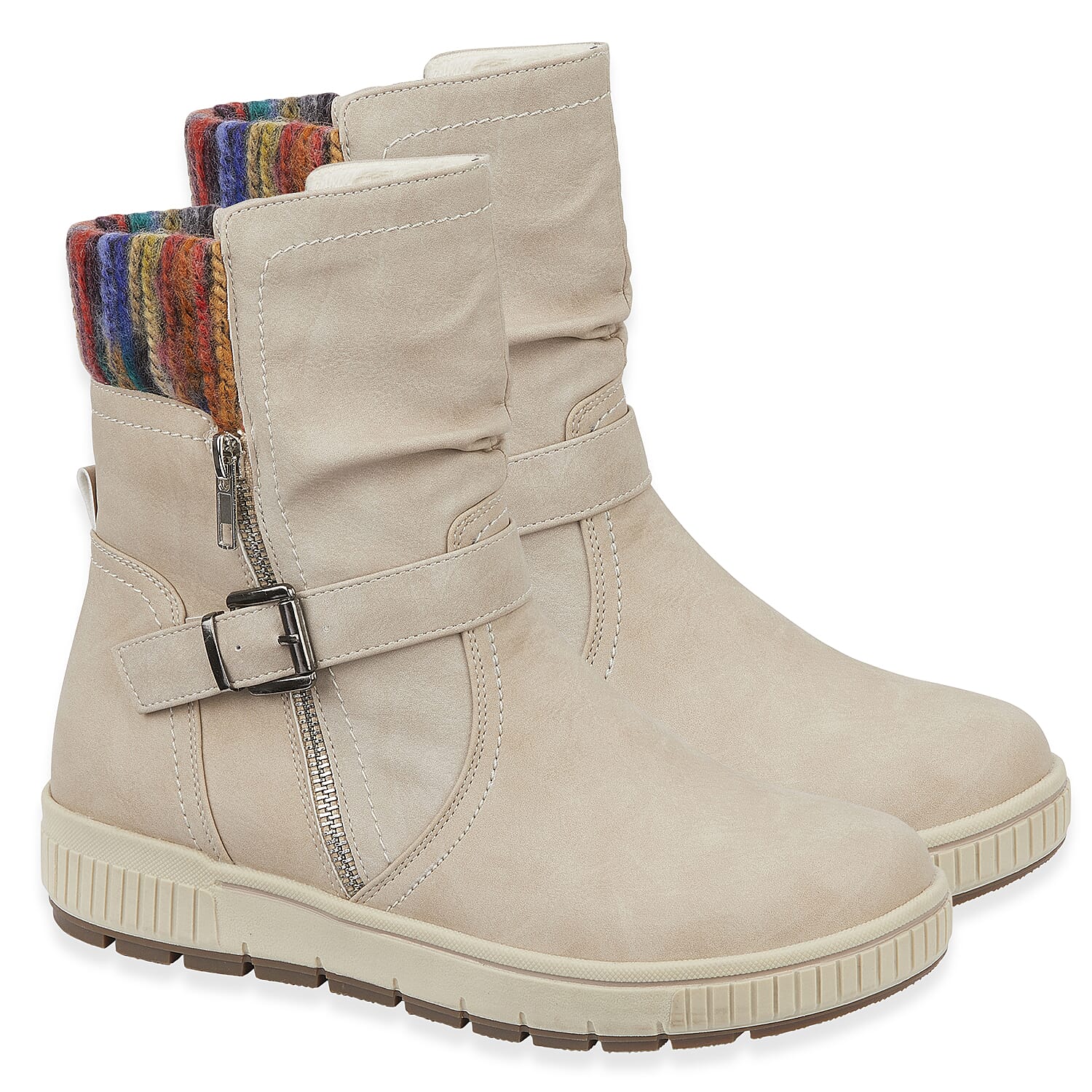 Jo & Joe Ladies Shoe (Size - 4) - Beige