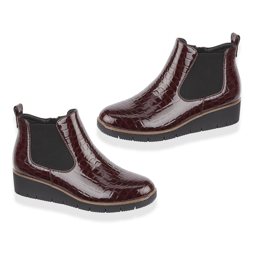 Jo & Joe Ladies Shoe (Size 4) - Burgundy