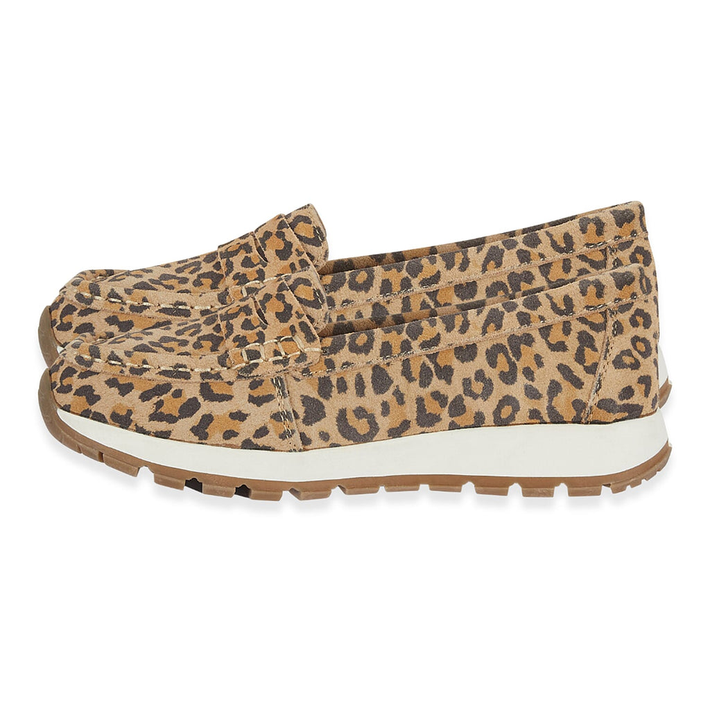 Jo - Joe Ladies Lima Genuine Suede Loafer With Chunky Cushioning Sole (Size 4) - Leopard
