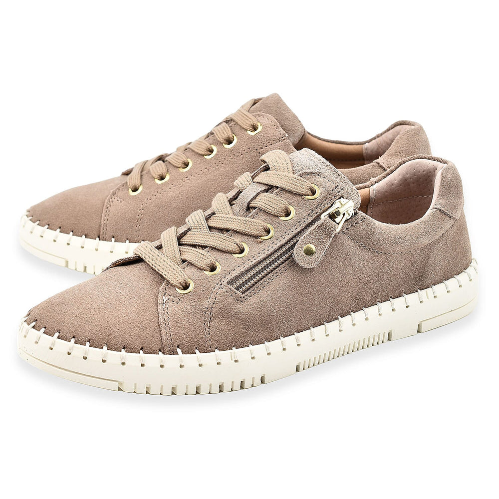 Jo & Joe Ladies Suede Casual Shoes  (Size 4) - Taupe