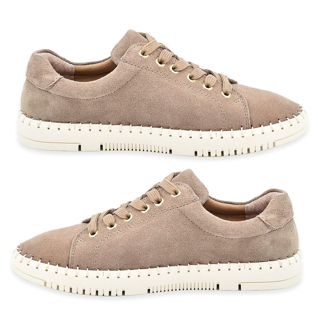 Jo & Joe Ladies Suede Casual Shoes  (Size 4) - Taupe