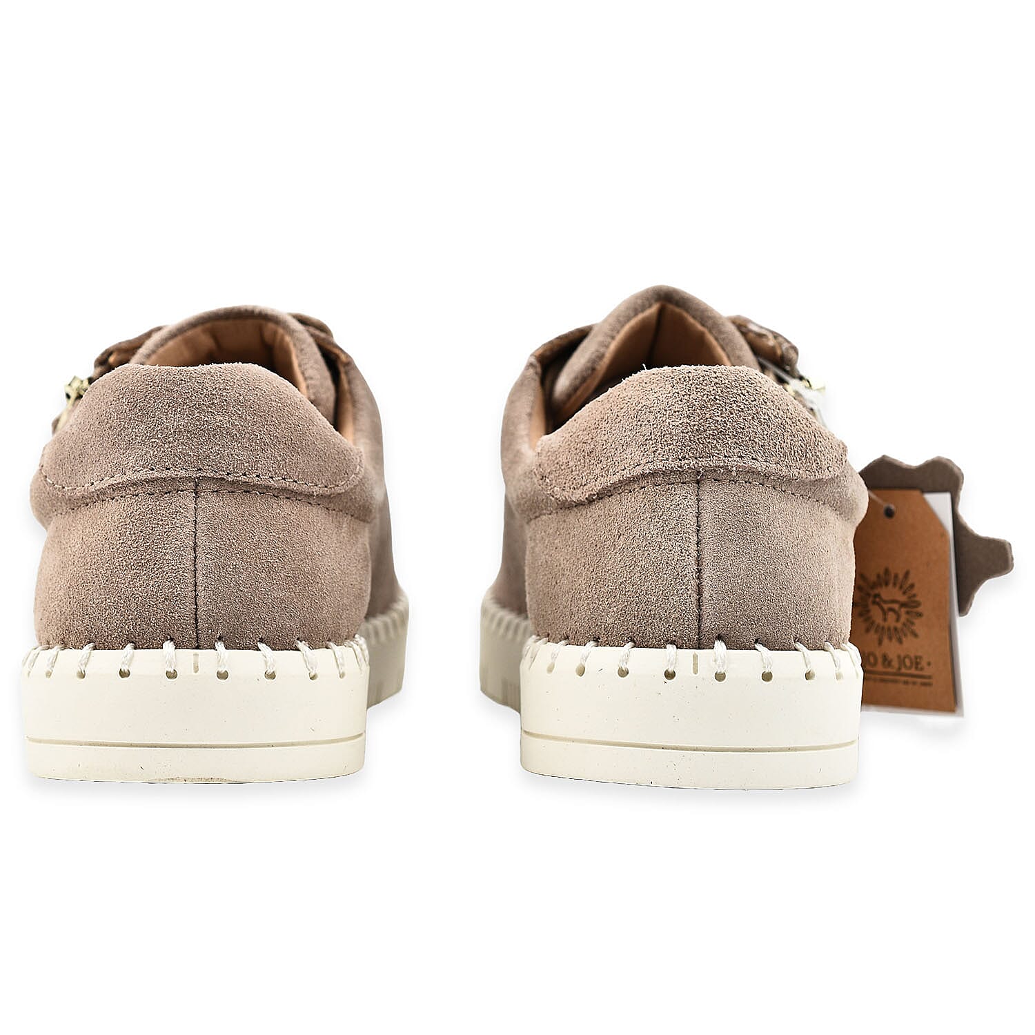 Jo & Joe Ladies Suede Casual Shoes  (Size 4) - Taupe