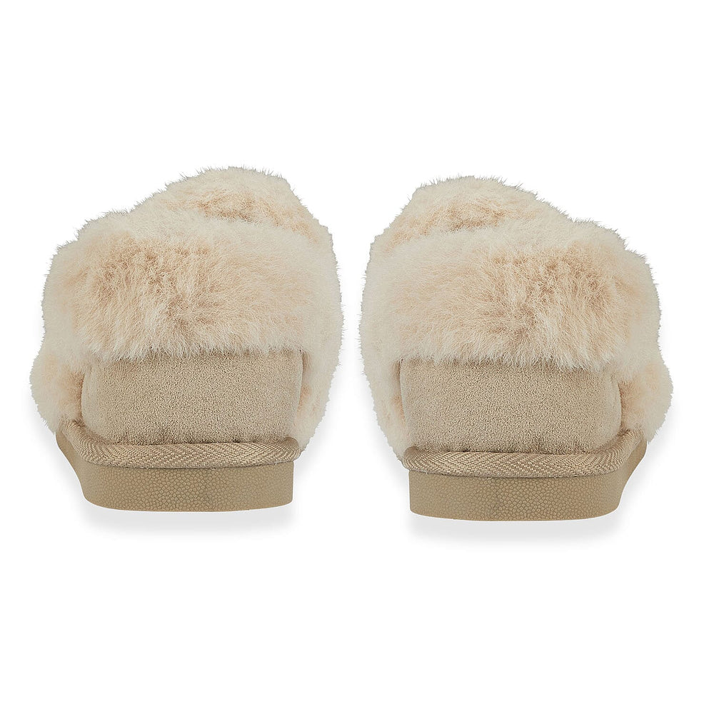 Jo & Joe Ladies ELGIN Slipper (Size 4) - Beige