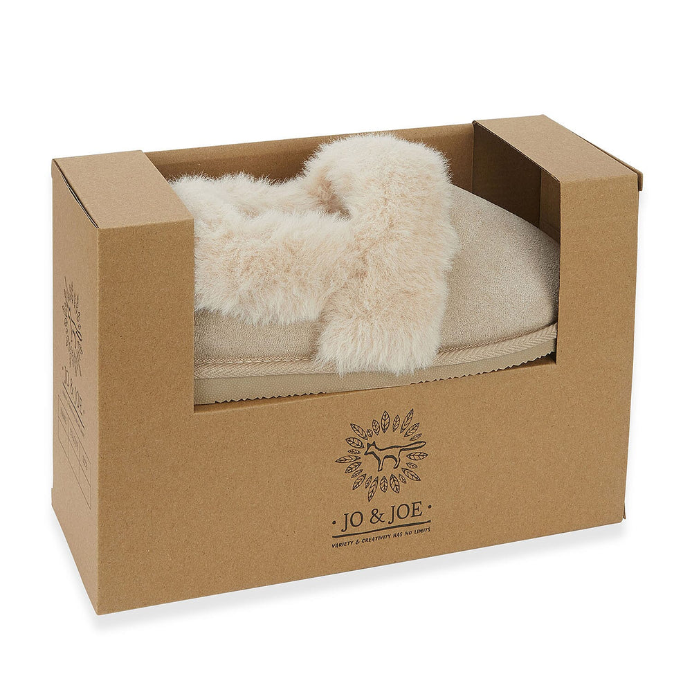 Jo & Joe Ladies ELGIN Slipper (Size 4) - Beige