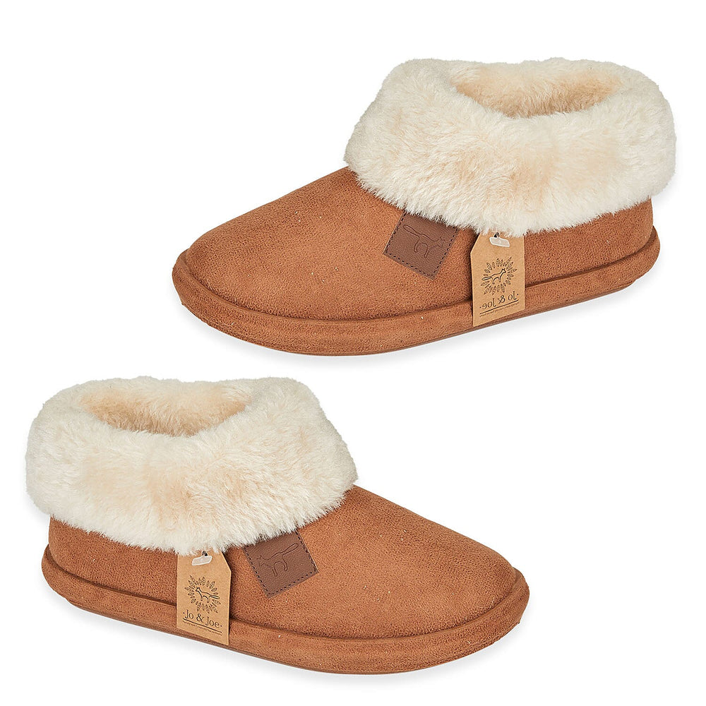 Jo & Joe Ladies Slipper (Size 5) - Cognac