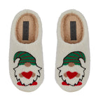 Jo - Joe Design Christmas Gonk Design Fluffy Mule (Size 5) - Cream