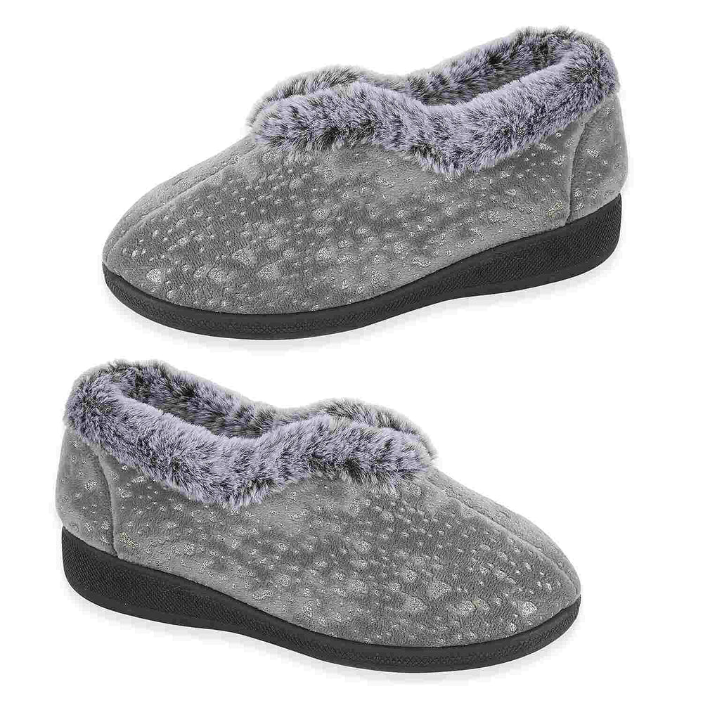 Jo & Joe Ladies Slipper (Size 5) - Grey